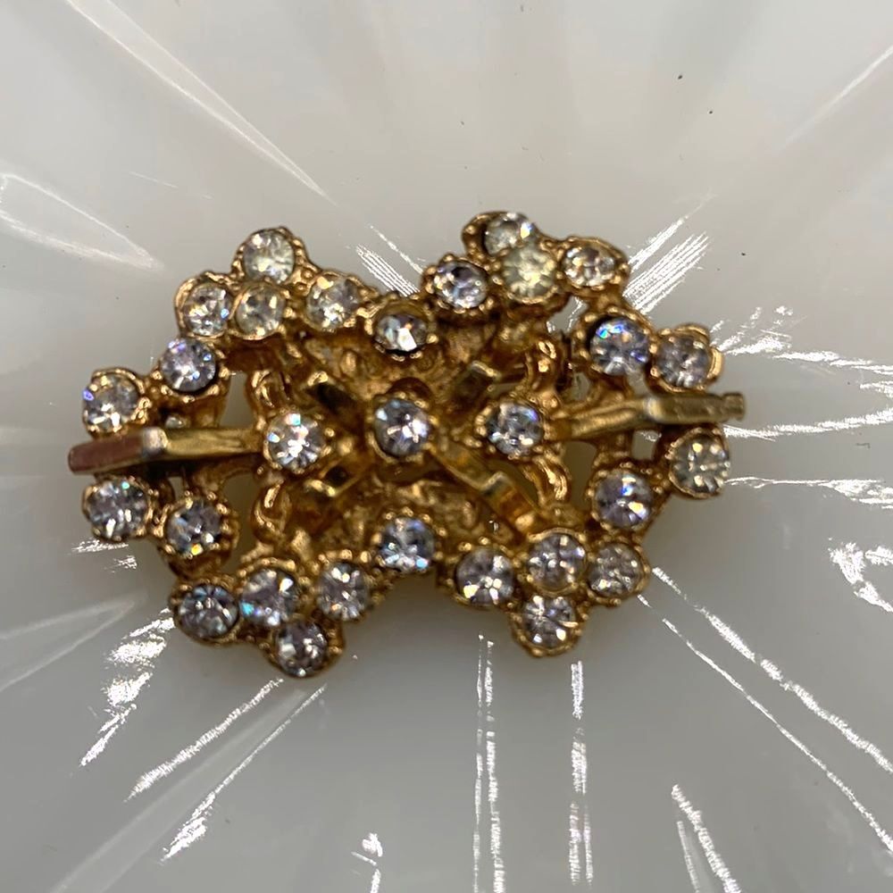 Vintage Deco Rhinestone Pin Brooch